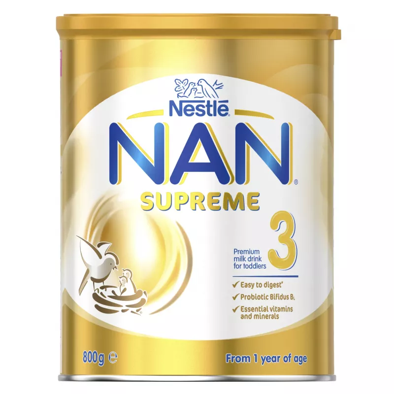 Nestle Nan 3 Supreme Pro, formula lapte praf de la 1 an, 800 grame, [],medik-on.ro