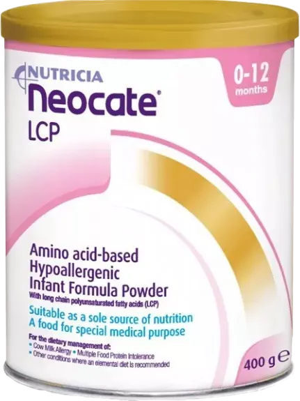 Neocate LCP, formula hipoalergenica 0-12 luni, 400 grame, [],medik-on.ro