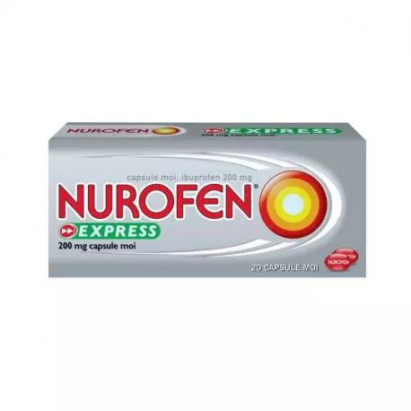 Nurofen Express 200mg x 20 capsule moi, [],medik-on.ro