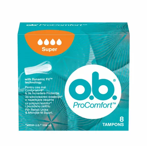 O.B. Pro confort super x 8 bucati, [],medik-on.ro