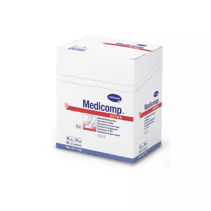 Paul Hartmann Medicomp comprese Extra sterile 10/10cm x 25 bucati, [],medik-on.ro