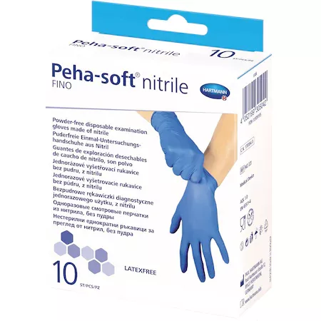 Paul Hartmann Peha-soft manusi din nitril marimea L x 10 bucati, [],medik-on.ro