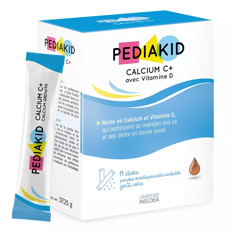 Pediakid Calciu C + vitamina D x 14 plicuri, [],medik-on.ro