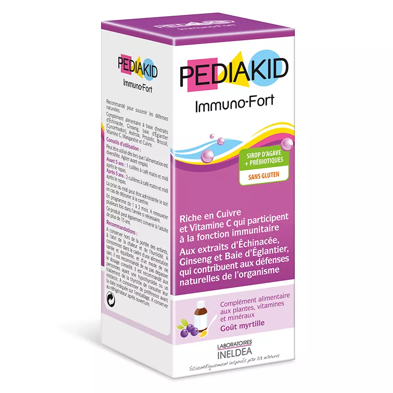 Pediakid Immuno forte sirop pentru imunitate copii x 125ml, [],medik-on.ro