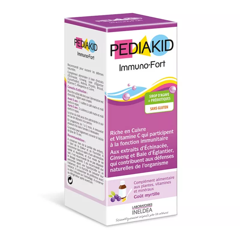 Pediakid Immuno-fort sirop x 250ml, [],medik-on.ro