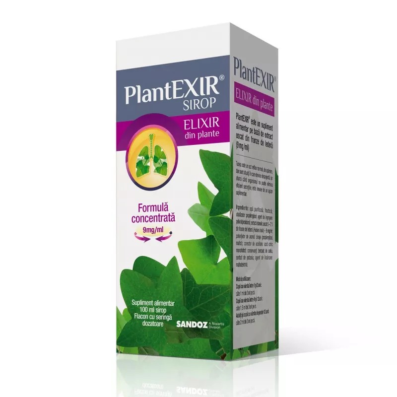 PlantExir sirop x 100ml, [],medik-on.ro