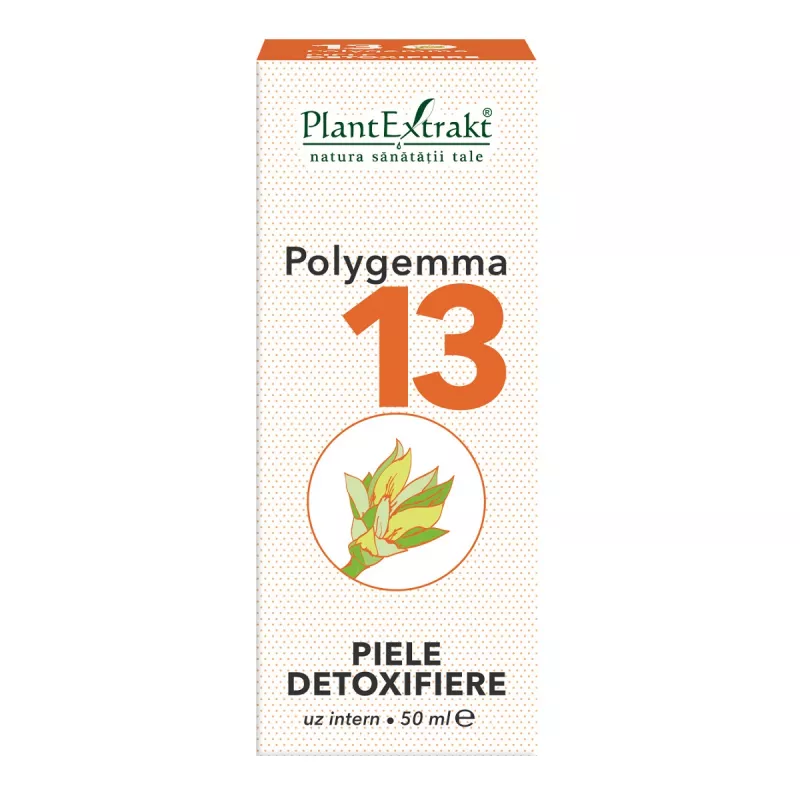 Polygemma 13 Piele detoxifiere x 50ml , [],medik-on.ro
