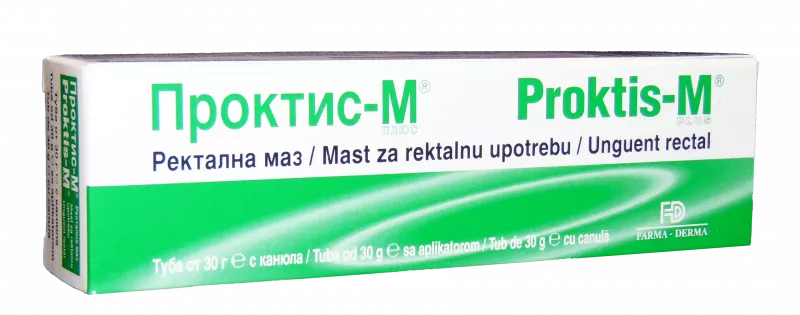 Proktis-M unguent reparativ al canalului anorectal x 30 grame, [],medik-on.ro