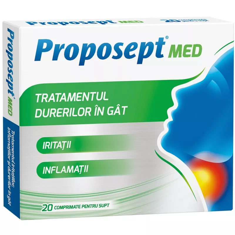 Proposept Med x 20 comprimate de supt, [],medik-on.ro