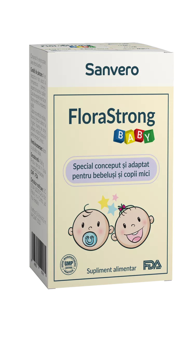 Sanvero Flora strong baby flacon cu picurator, [],medik-on.ro