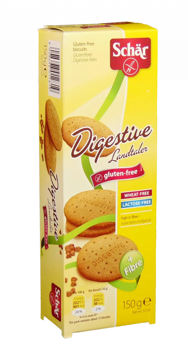 Schar Biscuiti Digestivi fara gluten si fara lactoza x 150 grame, [],medik-on.ro