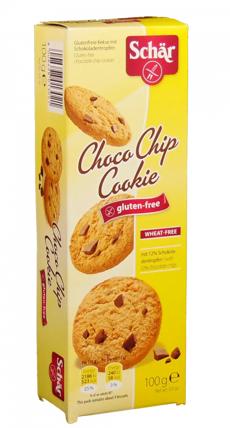 Schar Biscuiti Choco chip fara gluten x 100 grame, [],medik-on.ro
