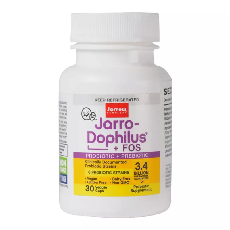 Secom Jarro-dophilus + FOS x 30 capsule, [],medik-on.ro