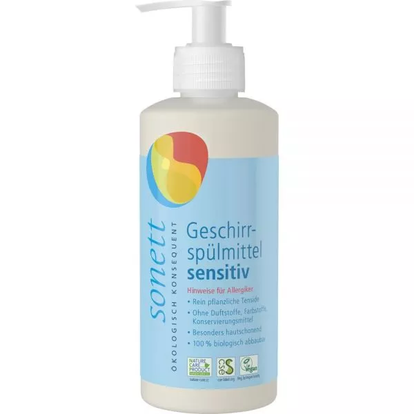 Sonnet Sensitive Detergent pentru spalat vase pentru alergici x 300ml, [],medik-on.ro