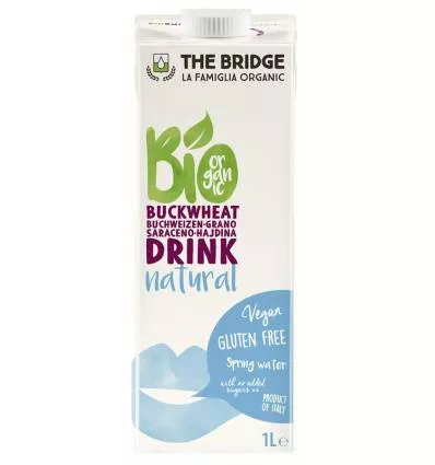 The Bridge lapte bio din hrisca si orez x 1 litru, [],medik-on.ro