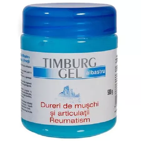 Timburg gel pentru masaj albastru x 500ml, [],medik-on.ro