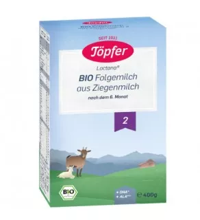 Topfer Bio 2 lapte de capra x 400 grame, [],medik-on.ro