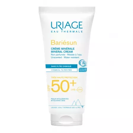 Uriage Bariesun Crema minerala protectie solara SPF50+ 100 ml, [],medik-on.ro