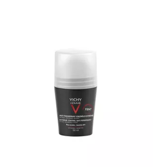 Vichy Homme Deo roll-on extreme, eficacitate 72h x 50ml, [],medik-on.ro