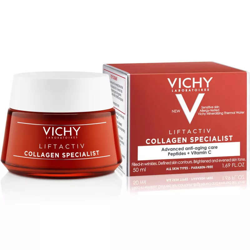 Vichy Liftactiv Collagen Specialist, crema pentru toate tipurile de ten x 50ml, [],medik-on.ro
