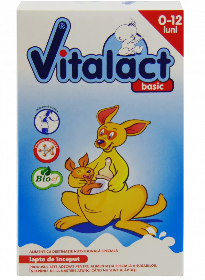 Vitalact Basic lapte praf x 400 grame, [],medik-on.ro