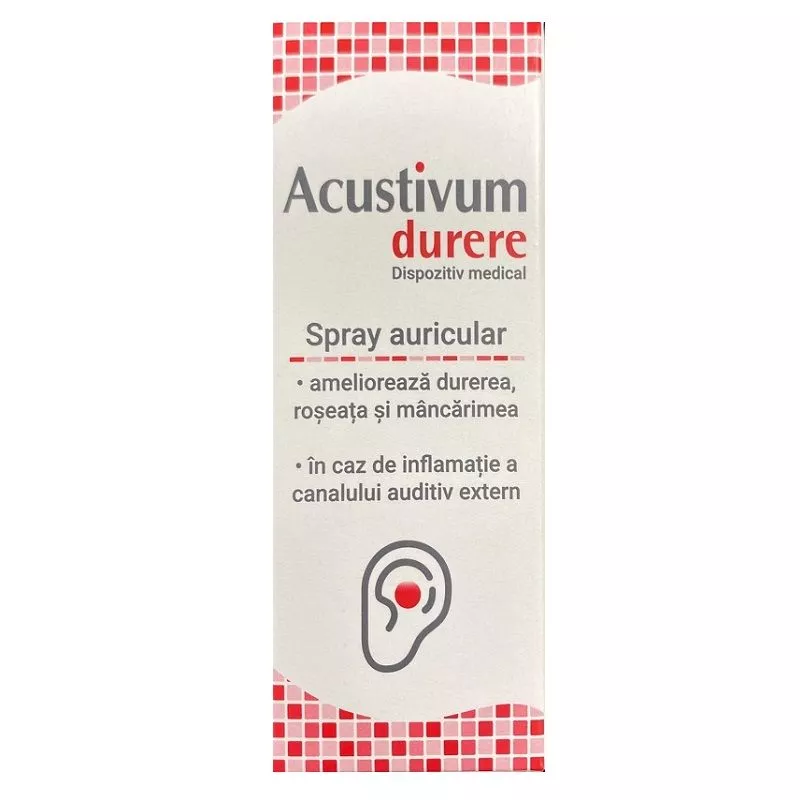 Zdrovit Acustivum durere spray auricular x 20ml, [],medik-on.ro