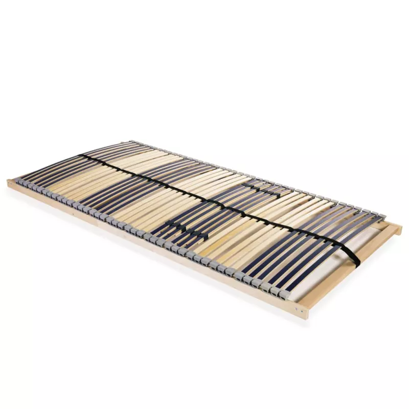 Bază de pat cu șipci, 42 șipci, 7 zone, 140 x 200 cm, [],https:mobideco.ro
