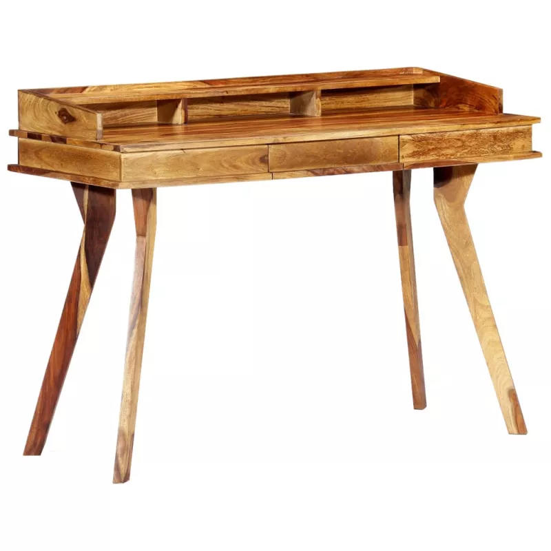 Birou de scris, 115 x 50 x 85 cm, lemn masiv de sheesham, [],https:mobideco.ro