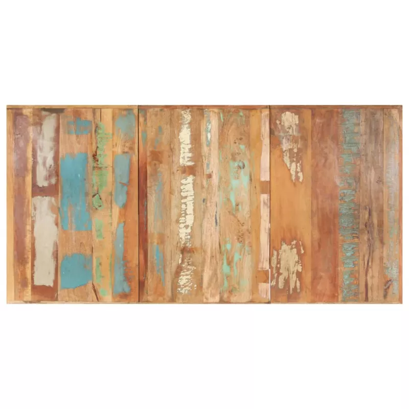 Blat de masă, 180 x 90 cm, lemn masiv reciclat, 16 mm, [],mobideco.ro