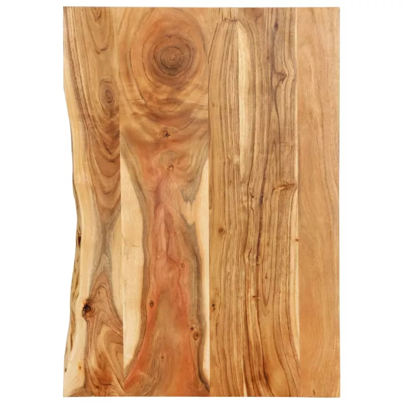 Blat lavoar de baie, 80 x 55 x 2,5 cm, lemn masiv de acacia, [],mobideco.ro