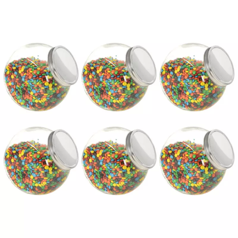 Borcane pentru bomboane, 6 buc. 10,5 x 12 x 17 cm, 2200 ml, [],mobideco.ro