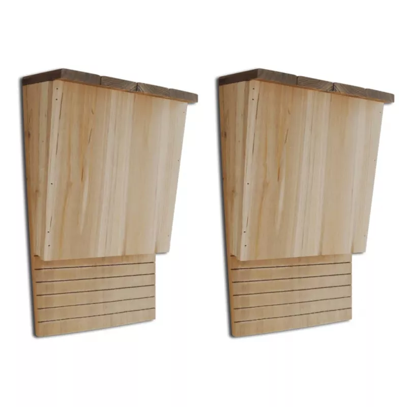 Căsuțe pentru lilieci 22 x 12 x 34 cm (2 buc), [],https:mobideco.ro
