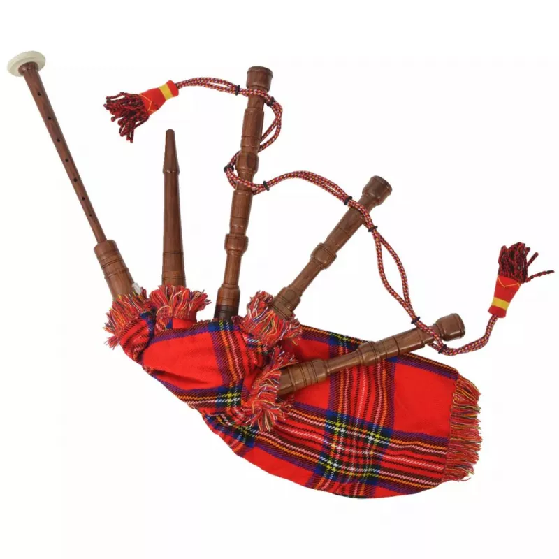 Cimpoi scoțian pentru copii Great Highland tartan, roșu, [],mobideco.ro
