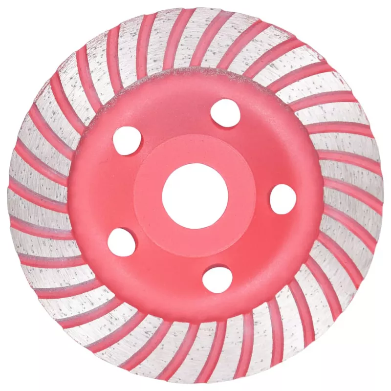 Disc de polizare diamantat tip cupă, cu turbo, 125 mm, [],mobideco.ro