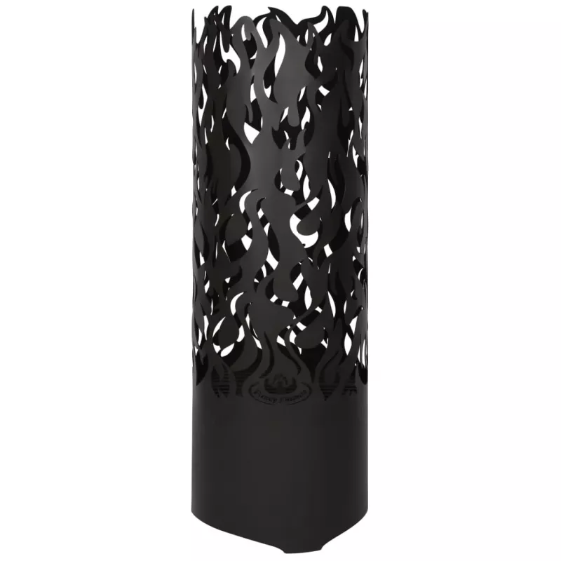 Esschert Design Coș de foc Flames, negru, oțel carbon FF408, [],https:mobideco.ro