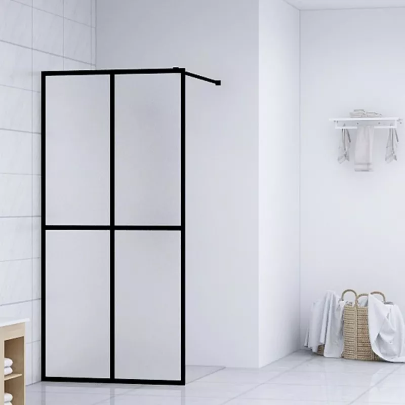 Paravan de duș walk-in, 118 x 190 cm, sticlă securizată, [],mobideco.ro