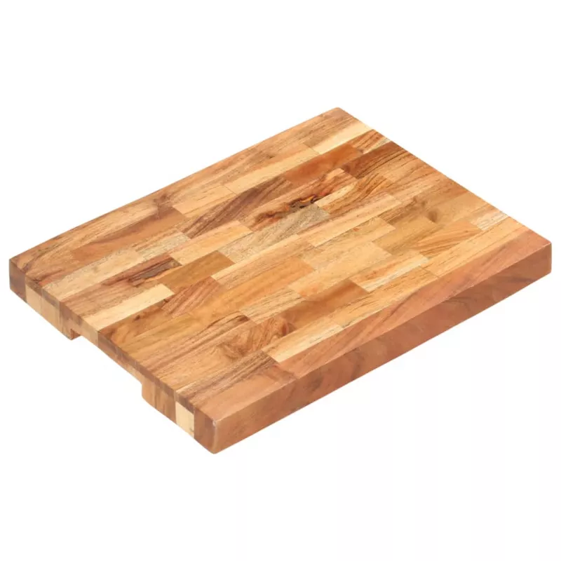 Placă de tocat, 40x30x4 cm, lemn masiv de acacia, [],mobideco.ro