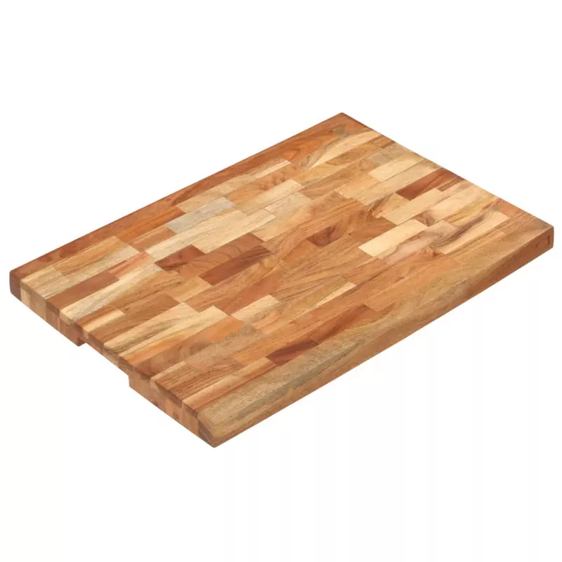 Placă de tocat, 60x40x4 cm, lemn masiv de acacia, [],mobideco.ro