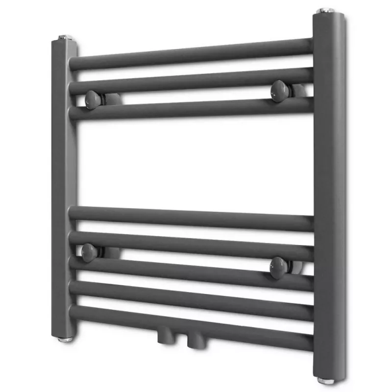 Radiator port-prosop incălzire centrală baie, drept, 480 x 480 mm, gri, [],https:mobideco.ro