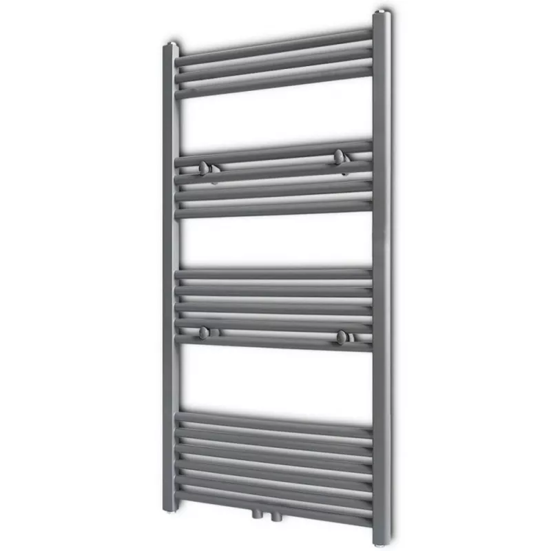 Radiator port-prosop incălzire centrală baie, drept, 600x1160 mm, gri, [],https:mobideco.ro