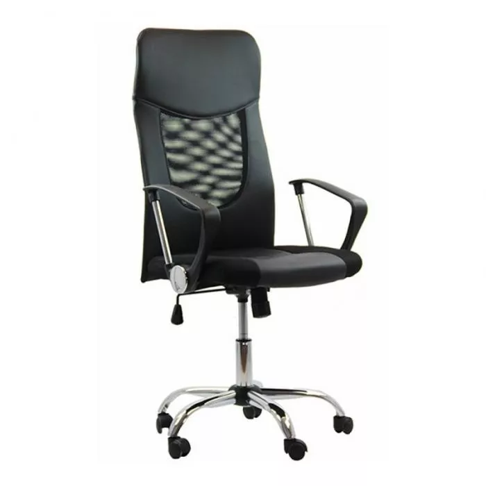 Scaun birou ergonomic OFF 906 negru, [],https:mobideco.ro