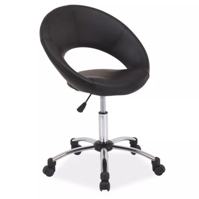Scaun birou SL Q128 negru, [],https:mobideco.ro