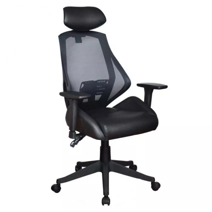 Scaun birou SL Q406 negru, [],https:mobideco.ro