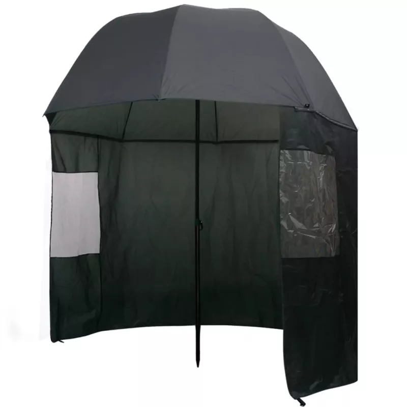 Umbrelă pentru pescuit, 300 x 240 cm, verde, [],mobideco.ro