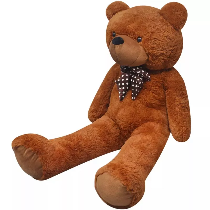Ursuleț de pluș moale de jucărie XXL, maro, 85 cm, [],mobideco.ro