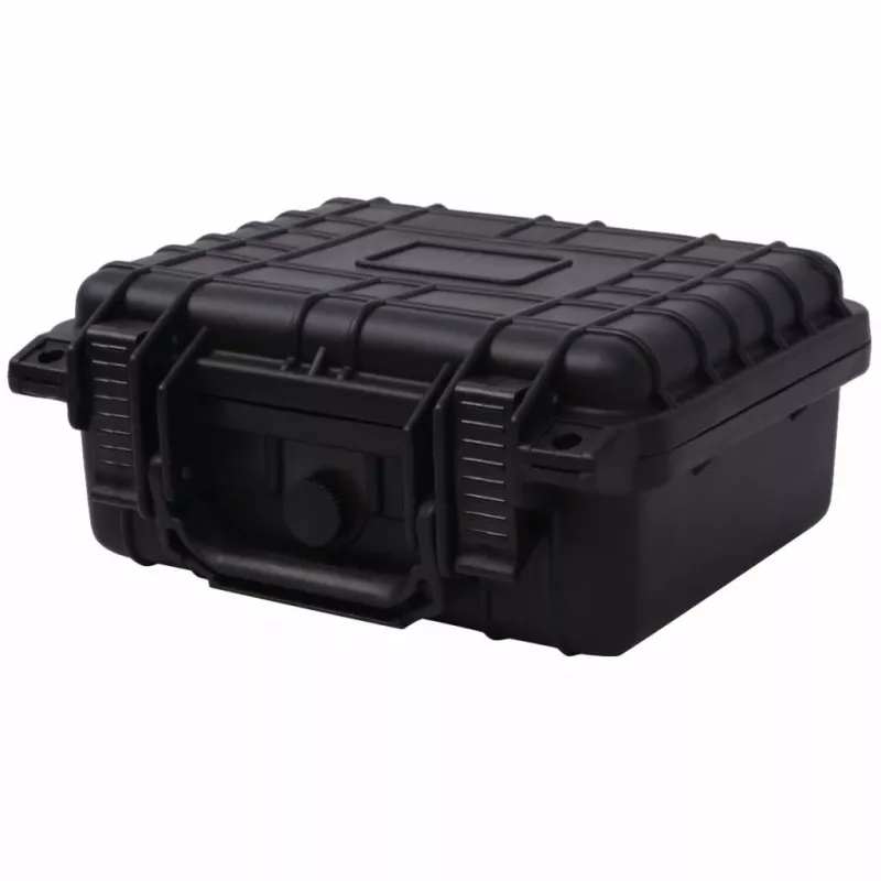 Valiză de protecție echipamente, 27 x 24,6 x 12,4 cm, negru, [],mobideco.ro