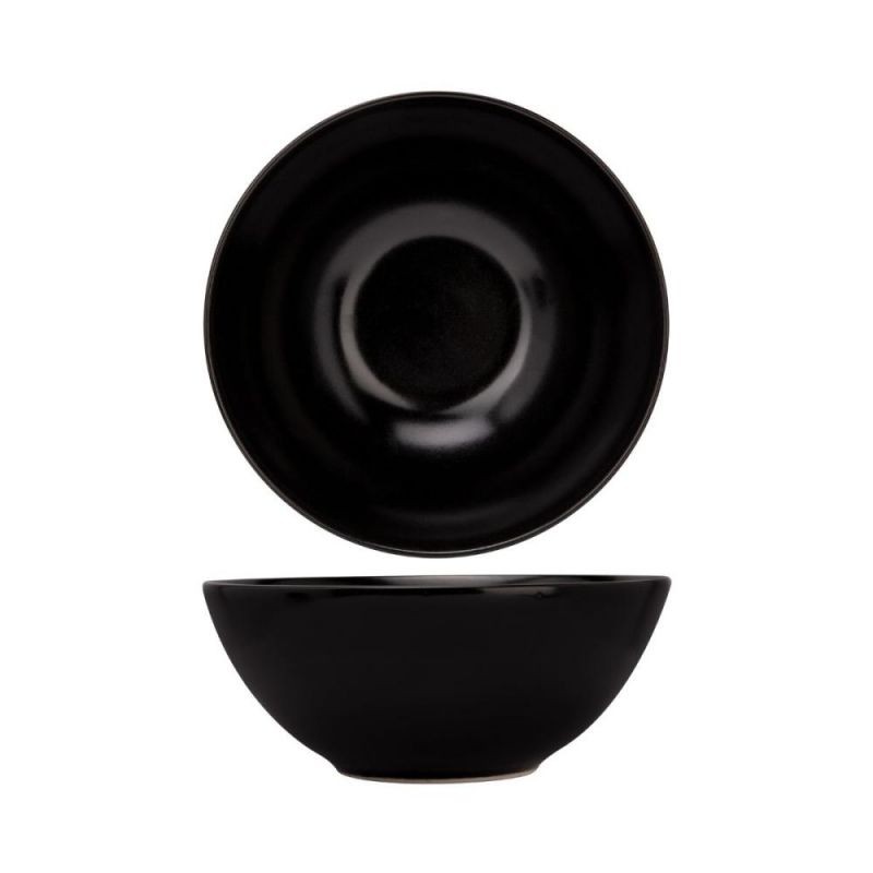 Bol negru, ceramic, Ø16 x 6,8 cm Venus Cosy&Trendy