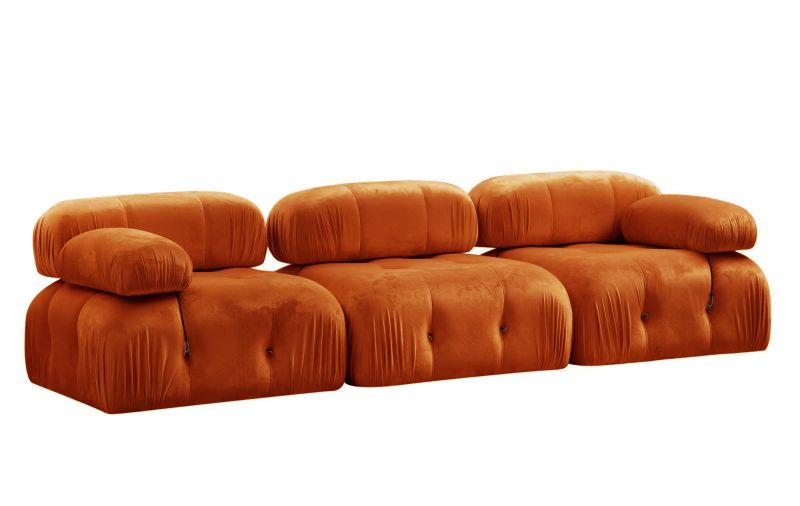 Canapea cu 3 locuri Bubble 3 Seater ( L1-O1-1R) - Orange