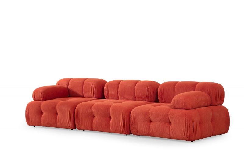Canapea cu 3 locuri Doblo 3 Seater ( L1-O1-1R) - Red
