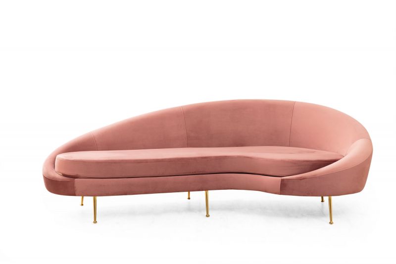 Canapea cu 3 locuri Eses Right - Pink
